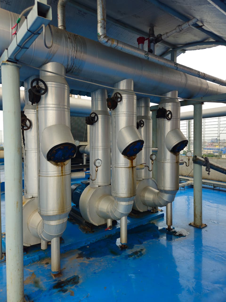 Vertical In-Line CHW Pumps with Precision Cladding
