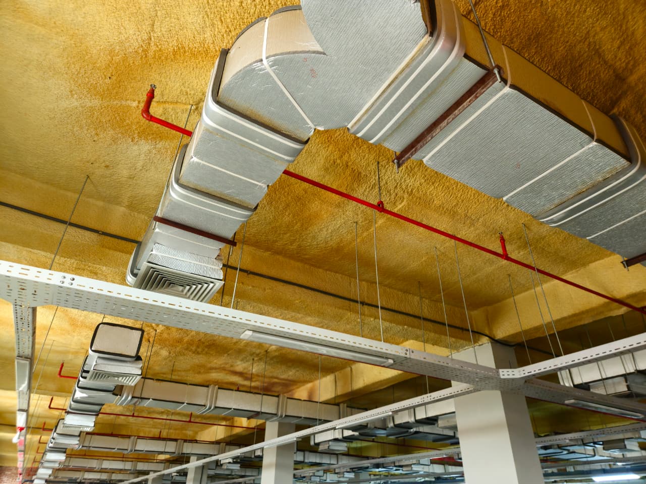 Factory Ceiling Duct Drops & MEP Fire Safety Coordination